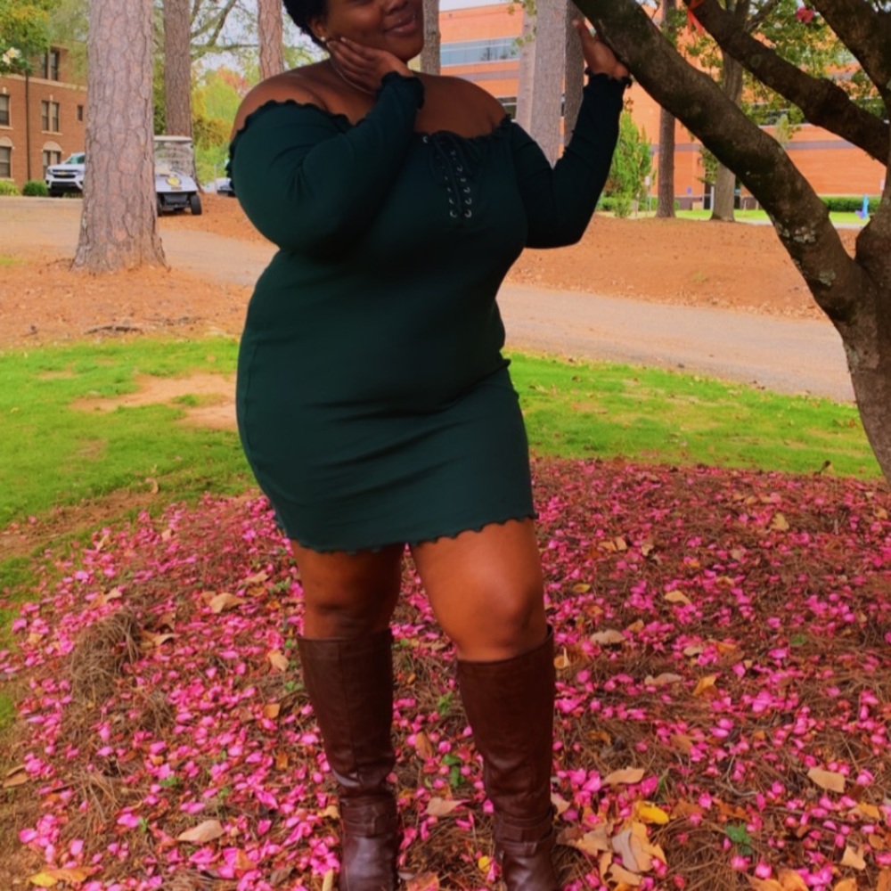 Hunter Green Dress